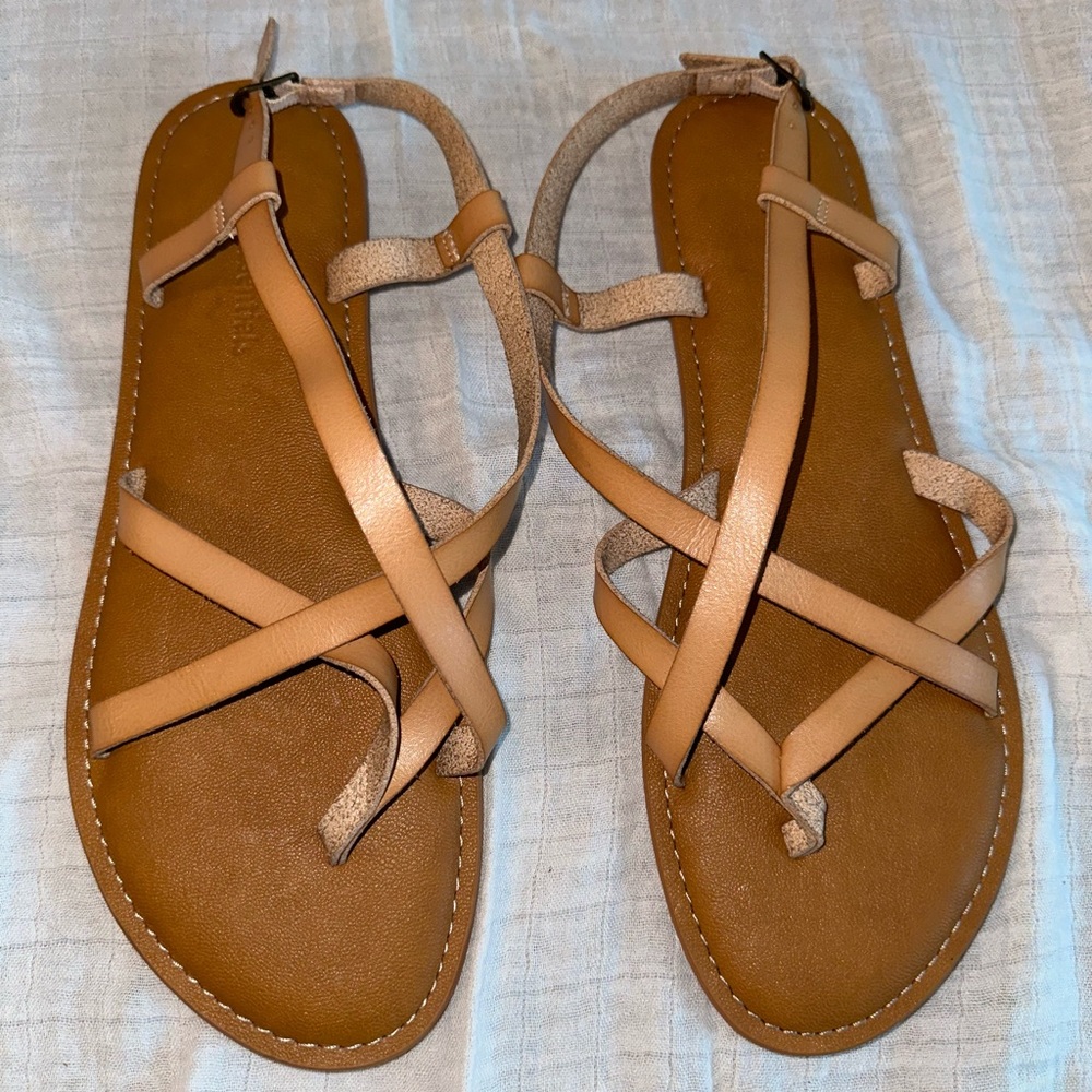Strappy Sandals. Size 10